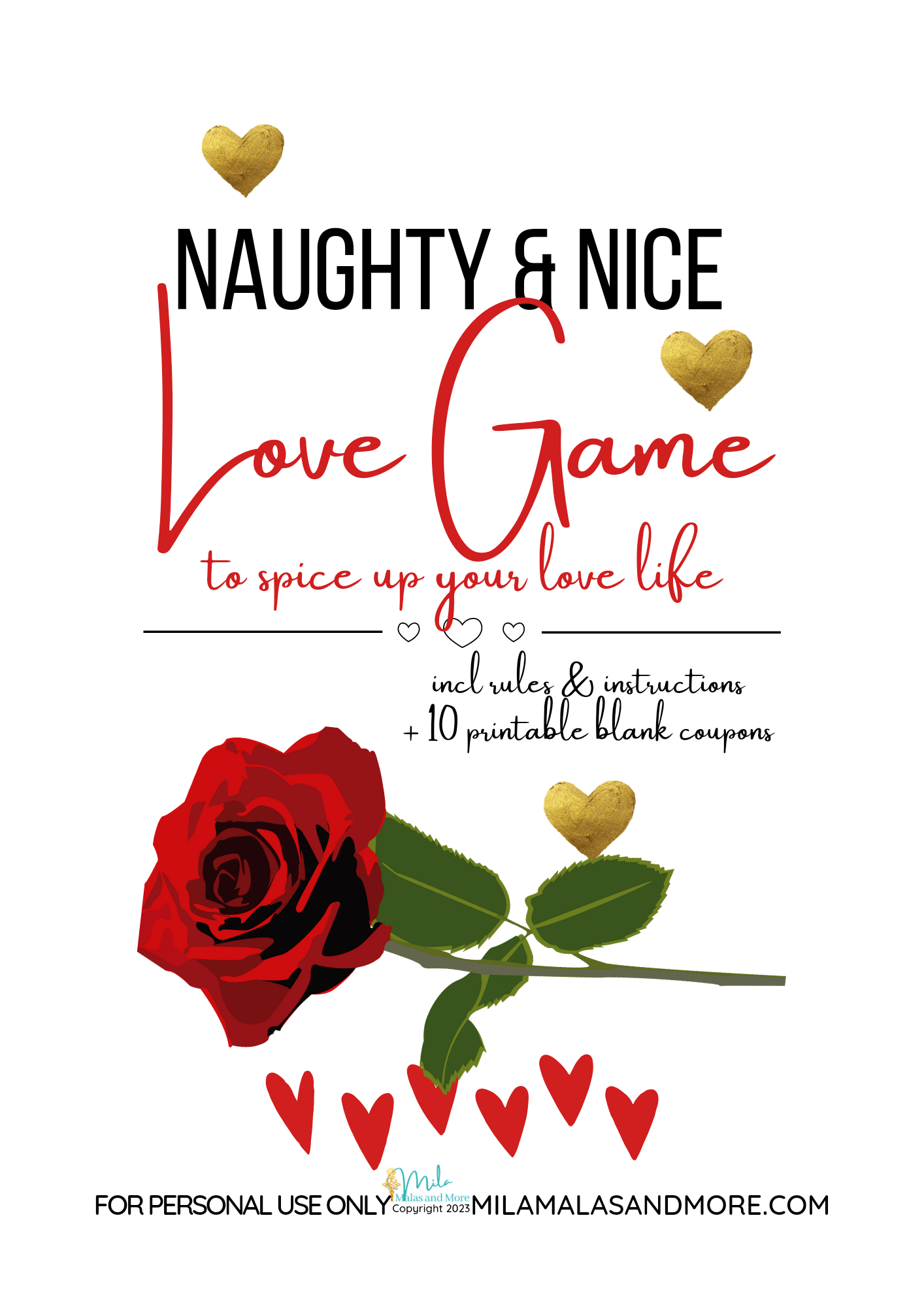 NAUGHTY AND NICE LOVE GAME – Mila Malas and More