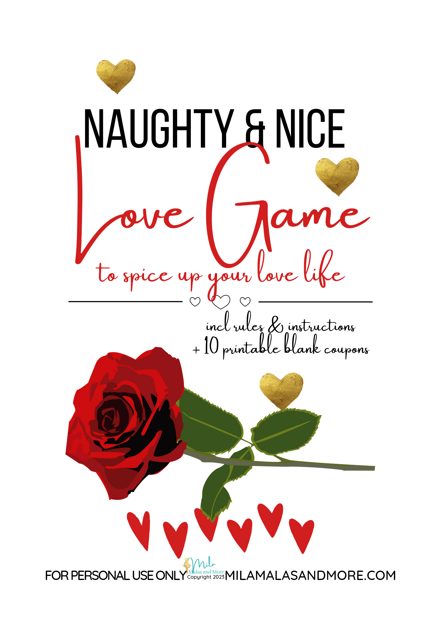 NAUGHTY AND NICE LOVE GAME