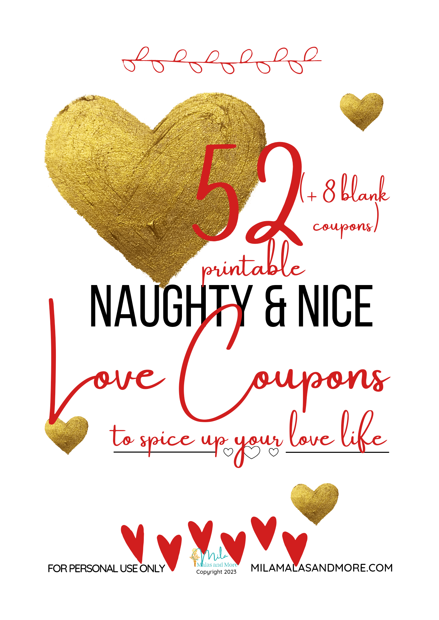 52 Naughty and Nice Love Coupons