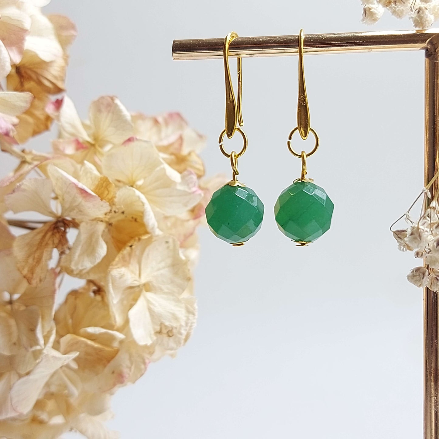 LUCKY VIBES Boho Earrings with Aventurine