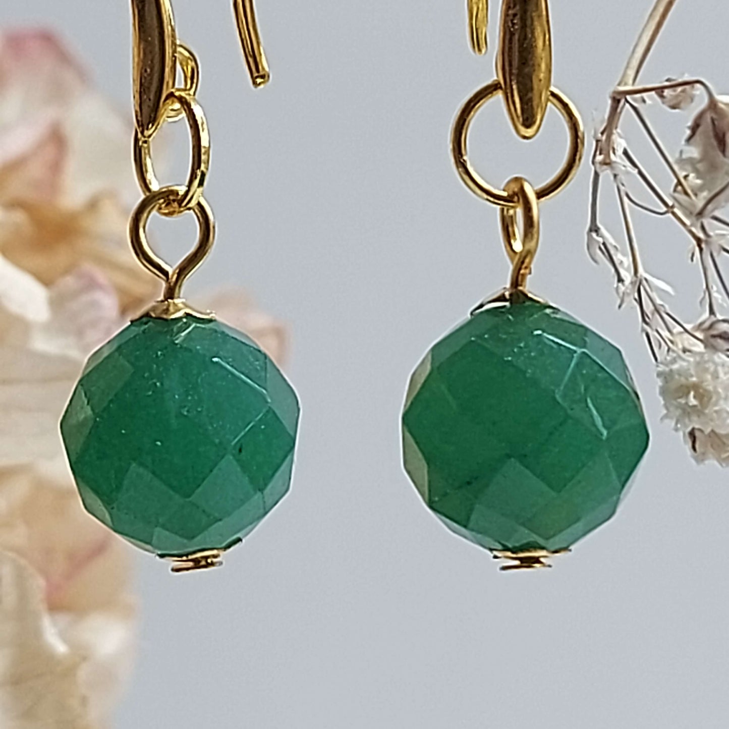 LUCKY VIBES Boho Earrings with Aventurine