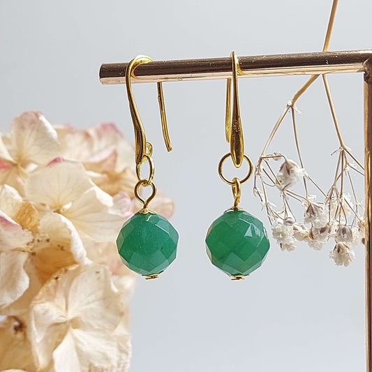 LUCKY VIBES Boho Earrings with Aventurine